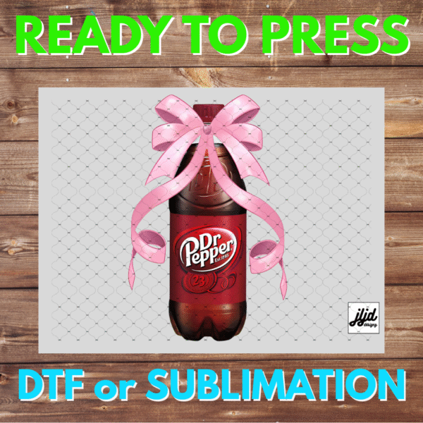Dr Pepper Bows | Graphic tee | DTF | Sublimation