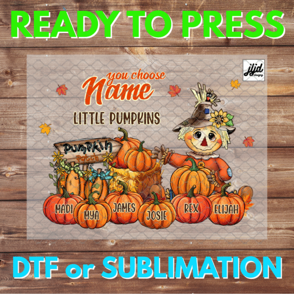 Little Pumpkins | Mom | Grandma | Nana | Custom | Personalize | Mother's Day | DTF | Sublimation