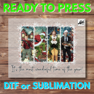 Most Wonderful time of the Year | Merry Christmas Holiday | Home Alone, Grinch, Elf, National Lampoon | retro movie | Graphic tee | DTF | Sublimation